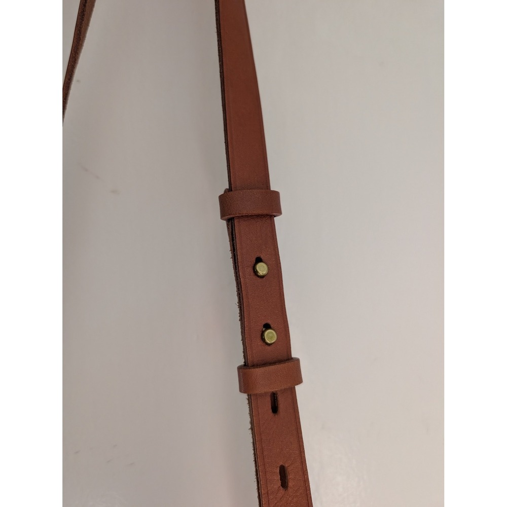Madewell The Transport Camera Bag Crossbody Leather Cognac Camel Travel Boho - Picture 12 of 16